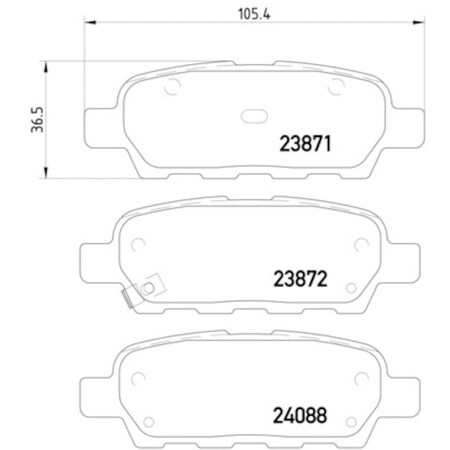 Pagid Brakes Disc Brake Pad, 355010241 355010241